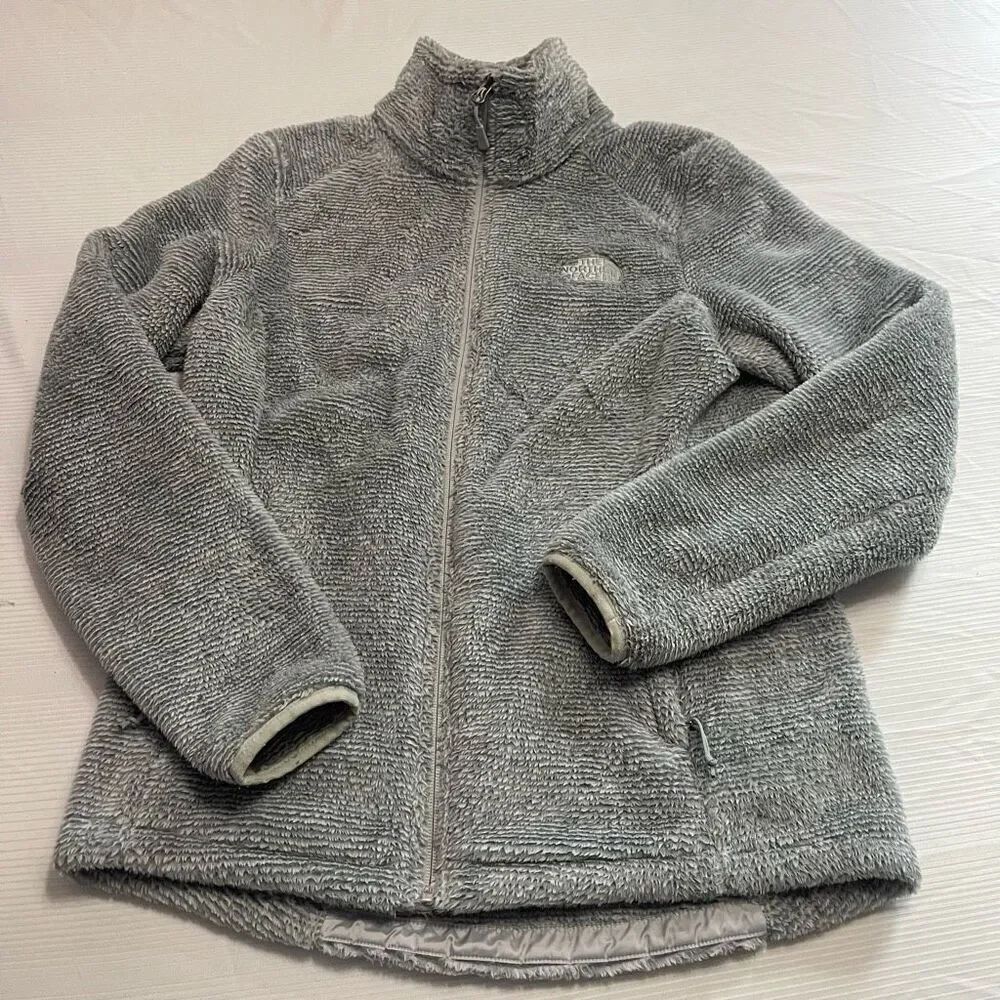 The North Face Grey Osito Women’s Fleece Jacket Size Medium